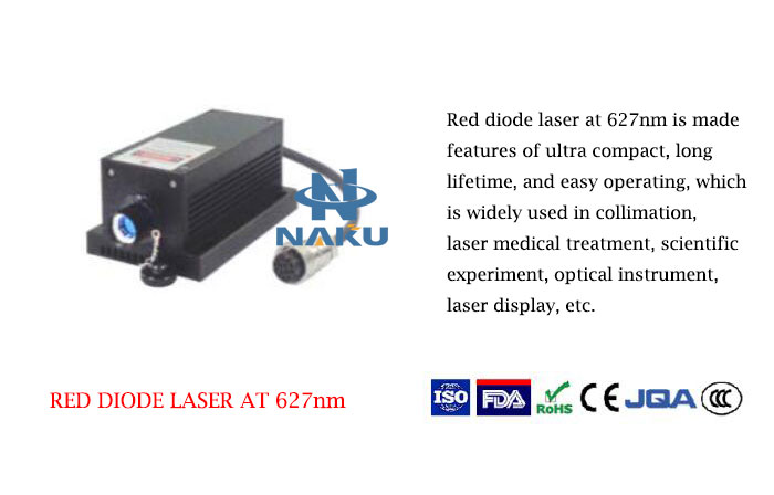 627nm High Stability Red Laser  1~100mW